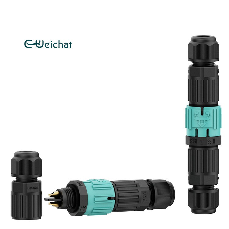 Male Female 2Pin 3Pin 4Pin Waterproof Wire Connector M15