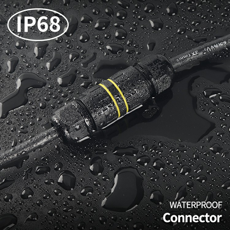 IP68 2 3 4 Pin Connector DC Waterproof Small EW-M20