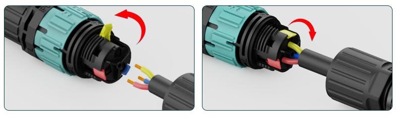 2 wire snap down butt connectors
